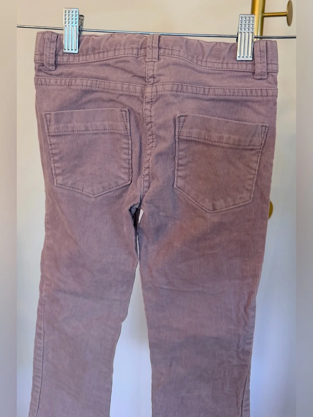 Crewcuts Girls Riley Pink Rose Corduroy Pants Size 5